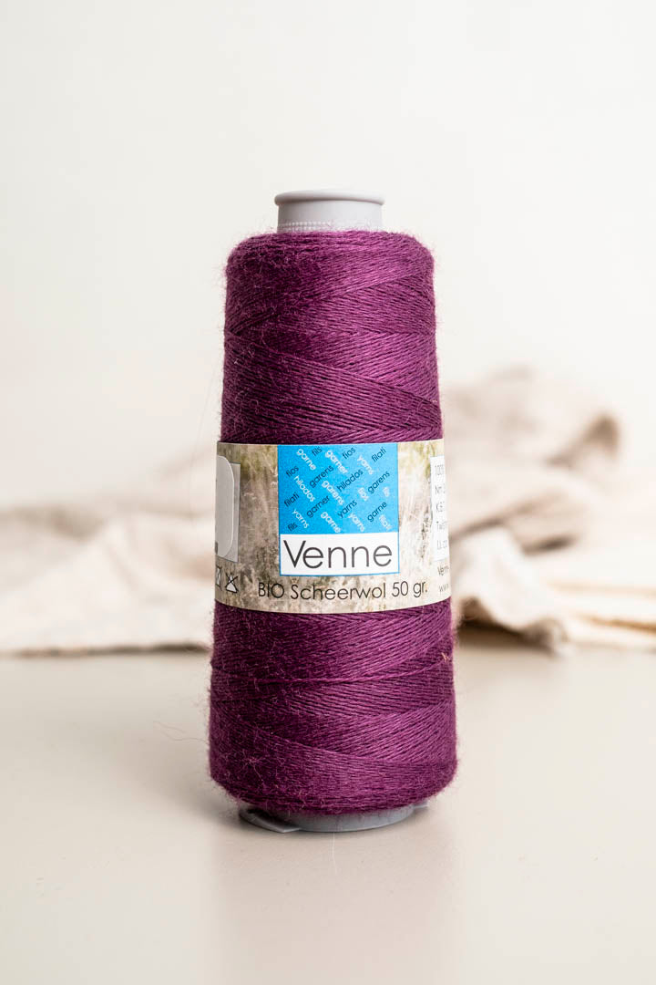 Organic Merino 28/2 - Deep Plum