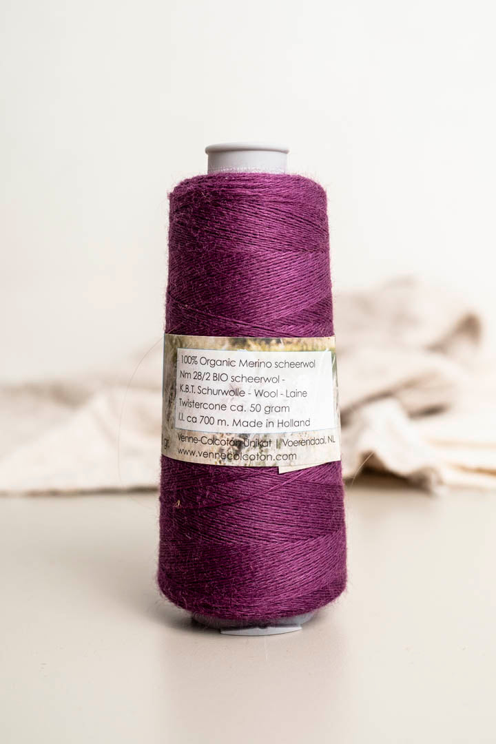 Organic Merino 28/2 - Deep Plum