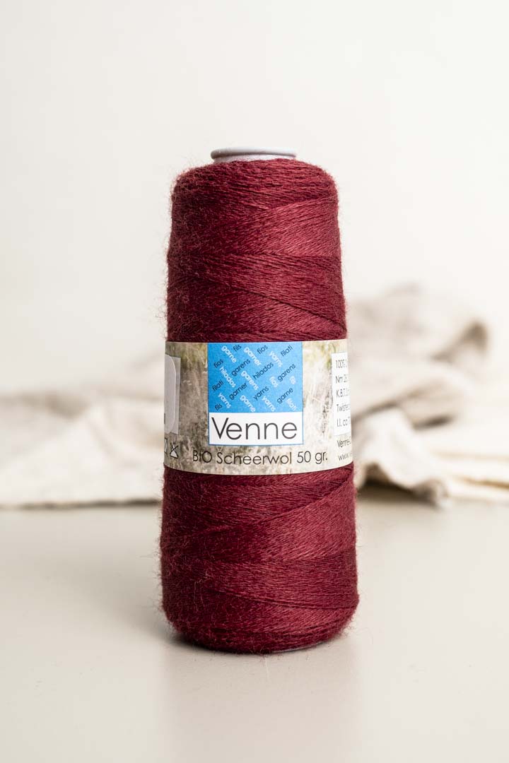 Organic Merino 28/2 - Deep Red