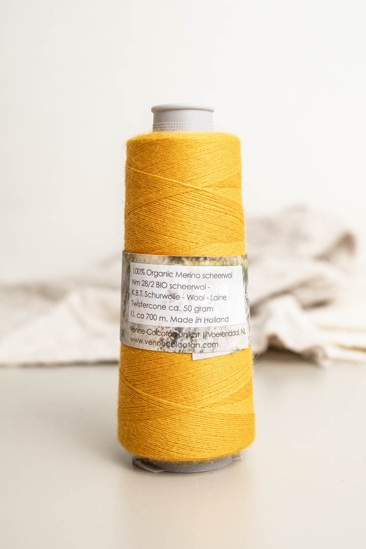 Organic Merino 28/2 - Deep Yellow