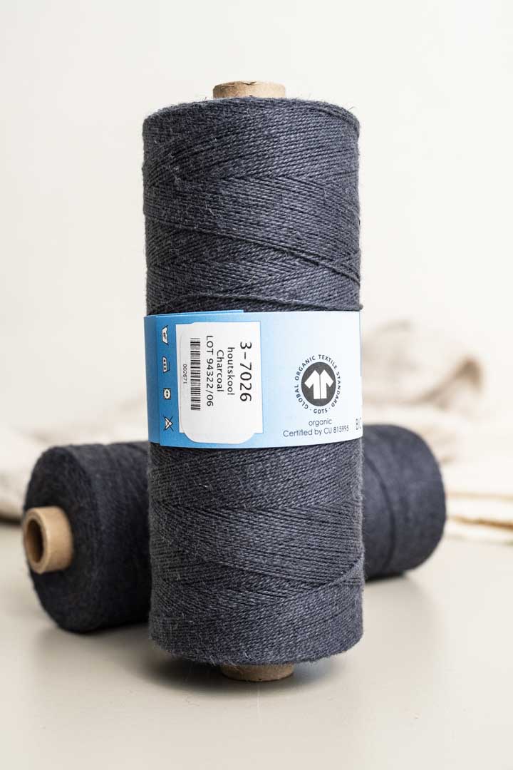 Organic Cottolin 22/2 - Charcoal