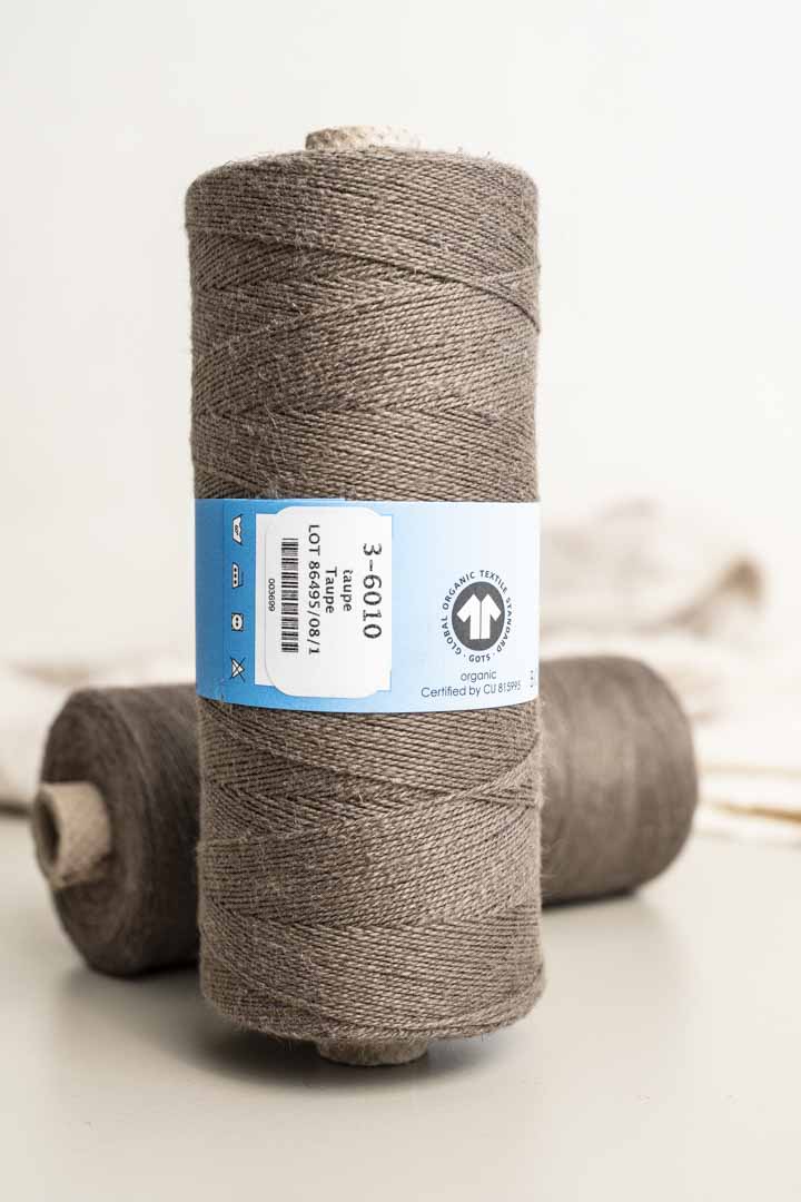 Organic Cottolin 22/2 - Taupe