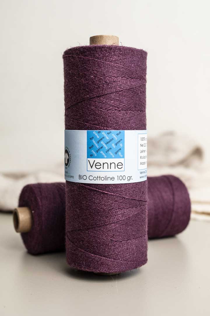 Organic Cottolin 22/2 - Deep Plum
