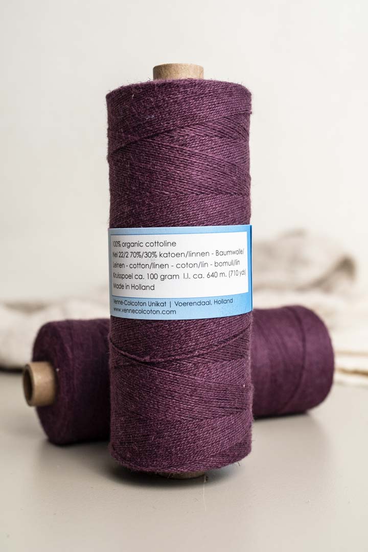 Organic Cottolin 22/2 - Deep Plum