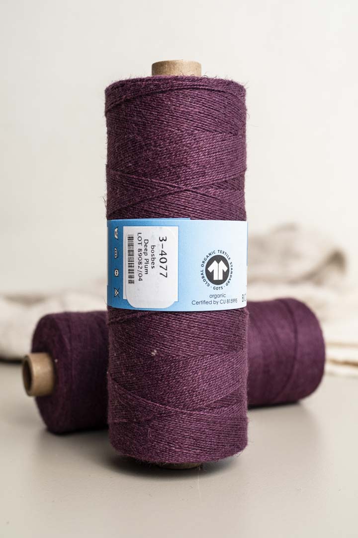 Organic Cottolin 22/2 - Deep Plum