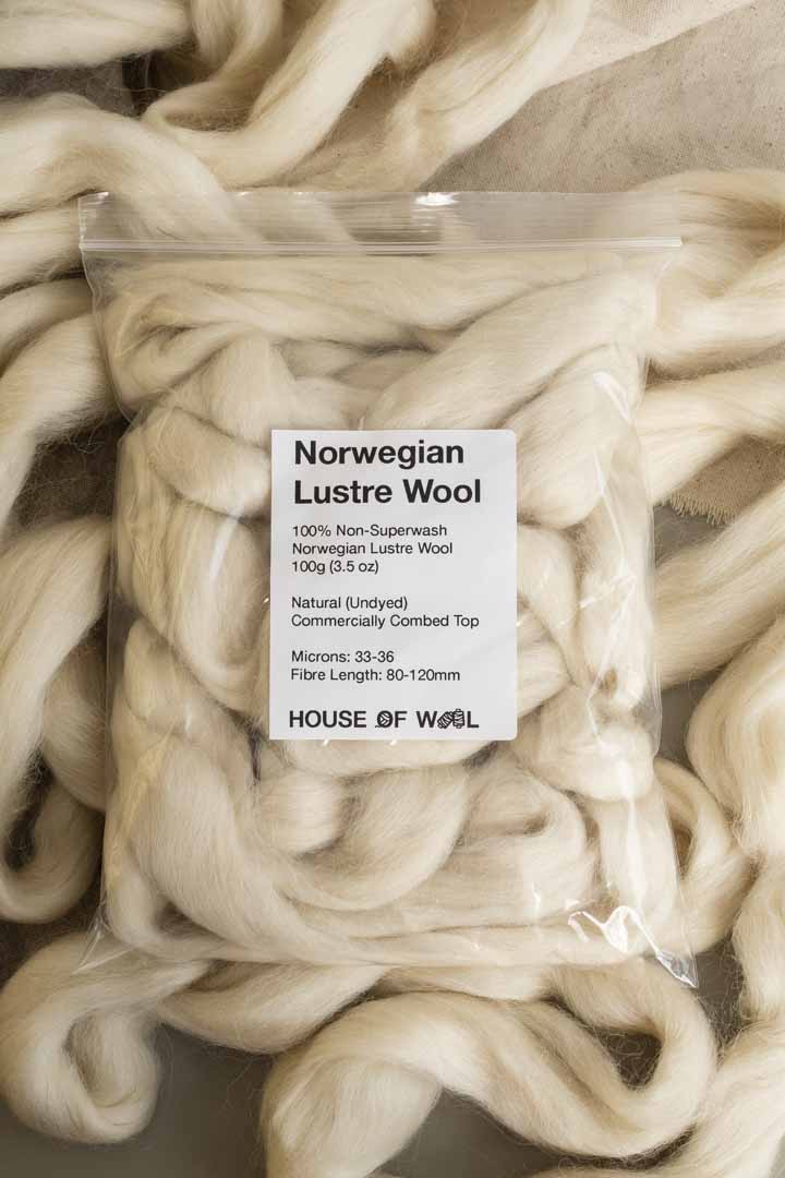 Norwegian Lustre Wool - Natural