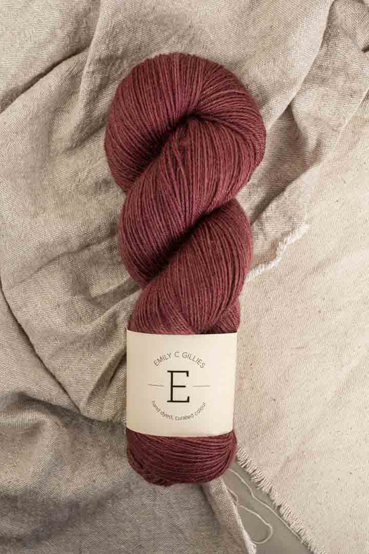BFL Mohair Sock - Girl in Red
