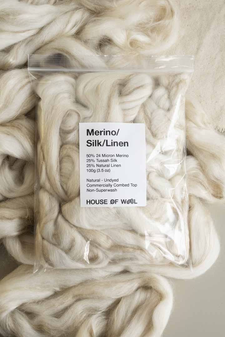 Merino Linen Silk - Natural