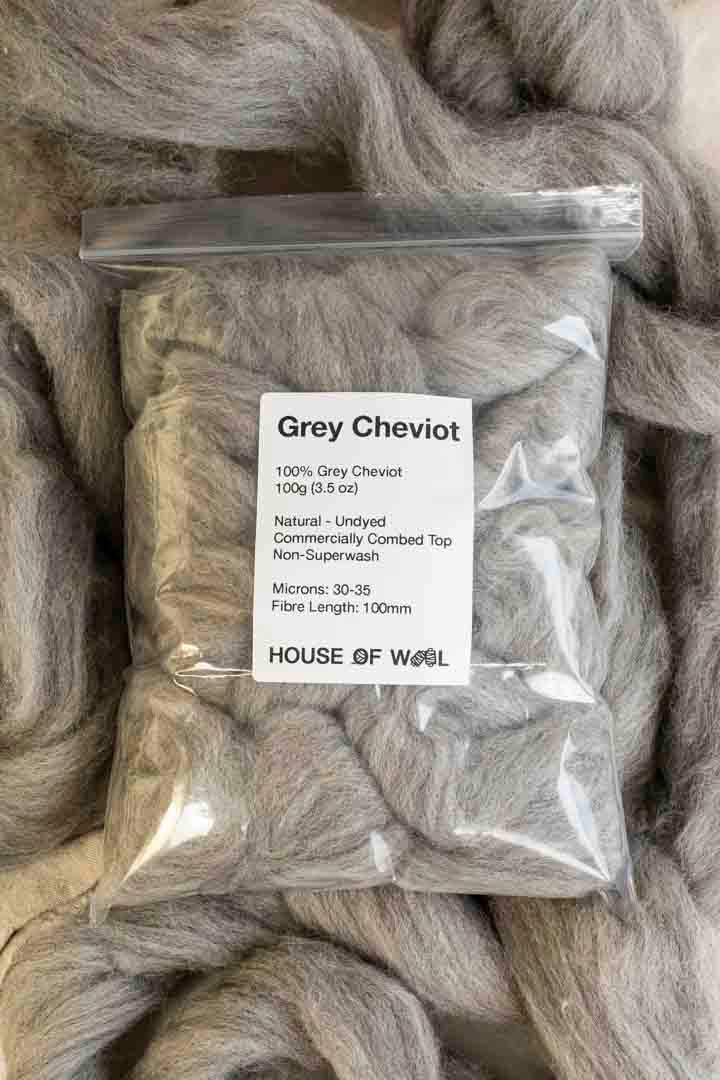 Grey Cheviot - Natural