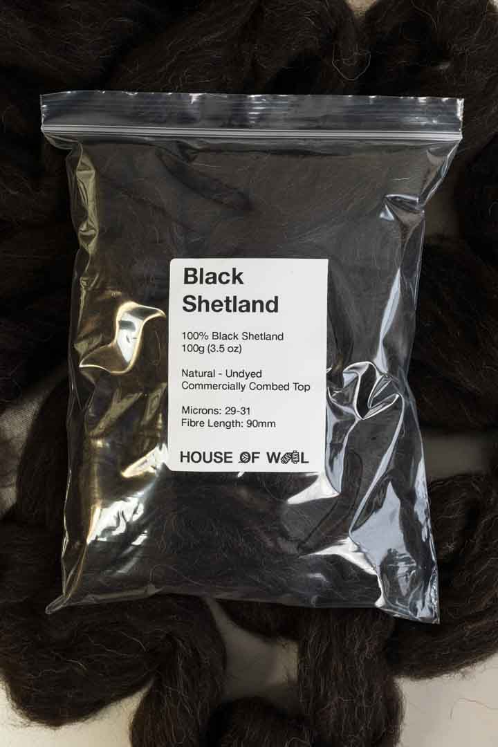 Black Shetland - Natural