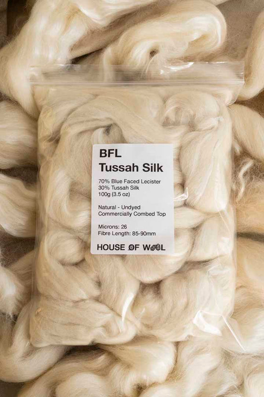 Undyed Merino Silk Luxury 4 ply Yarn - Spin felt dye - Nundle